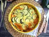 Opskrift Clafoutis med courgette og gedeost