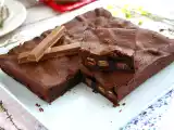 Opskrift Brownie med kit kat ®.