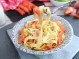 Opskrift Tagliatelle med røget laks og dild