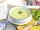 Opskrift Suppe med porrer, kokosmælk og karry