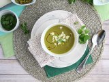 Opskrift Hurtig kold ærtesuppe