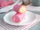 Opskrift Jordbær-miniruller, pink panthers
