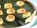 Opskrift Quiche med spinat og gedeost