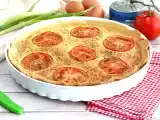 Opskrift Quiche med tun og tomat
