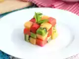 Opskrift Fruit rubik's cube, designerfrugtsalaten