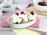 Opskrift Banana split, den berømte frosne dessert