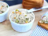 Opskrift Rillettes af kylling med pistaciesennep