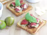 Opskrift Bruschetta med figner, parmesan og parmaskinke