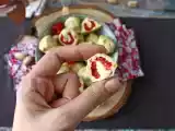 Opskrift Franui med pistacie, lækre overtrukne hindbær, smeltende og knasende