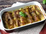 Opskrift Cremet pestocannelloni i gratin: den nemme og velsmagende opskrift