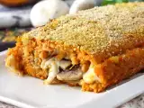 Opskrift Græskarfarsbrød med champignon og seig scamorza-ost: velsmagende og nem opskrift på bagværk