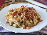 Opskrift Cremet pasta med radicchio, sprød bacon og valnødder: hurtig og uimodståelig opskrift