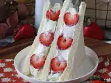 Opskrift Ichigo sando, den japanske jordbærsandwich!