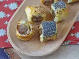 Opskrift Pølse- og ostesnacks i luftfritøren