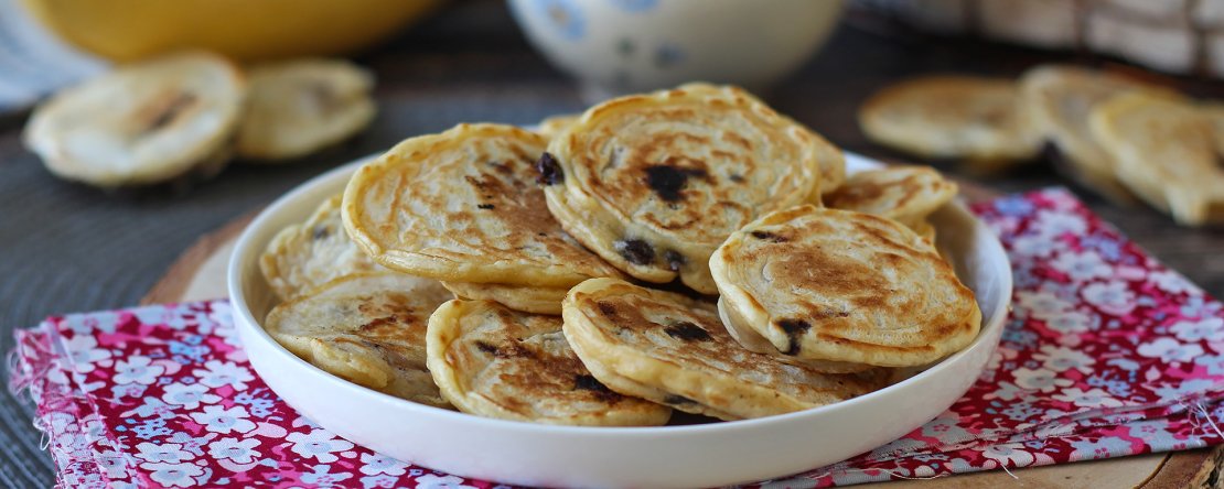 Bananpandekager uden tilsat sukker, perfekte til morgenmad!