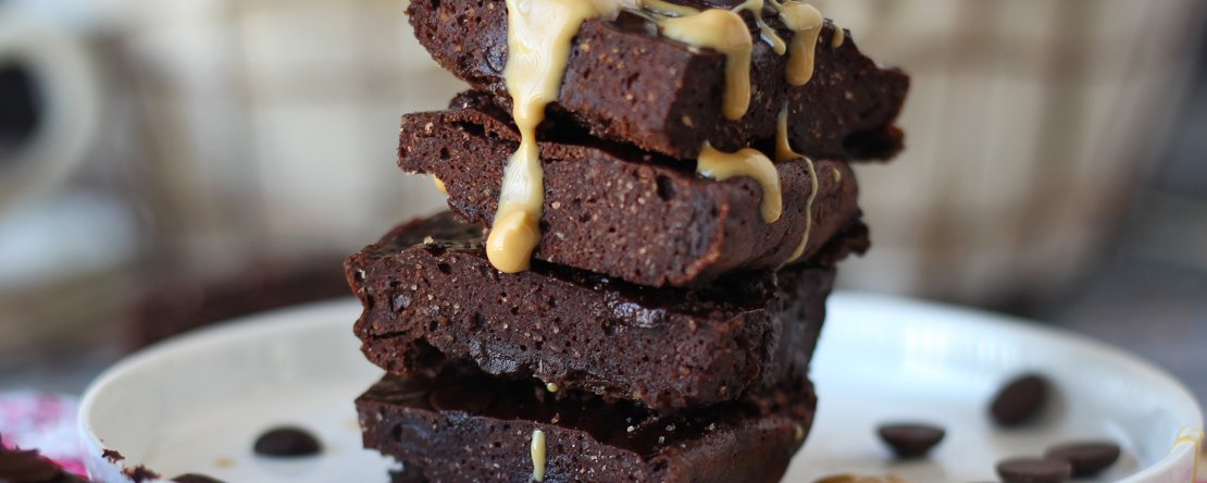 Proteinbrownie med valle, naturligt glutenfri