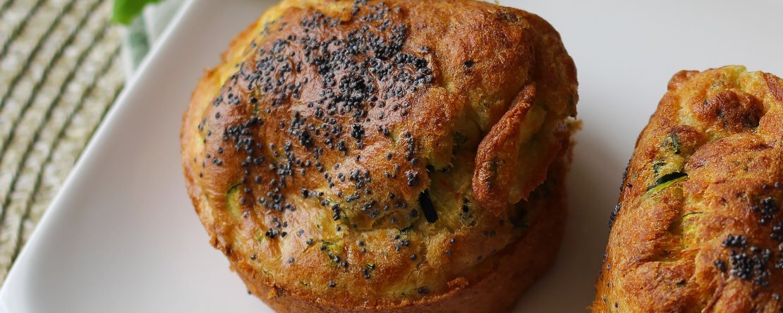 Courgettemuffins i frituregryde: den lette og luftige opskrift