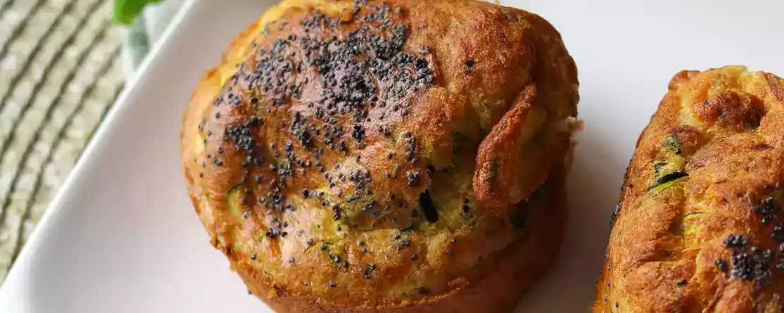 Courgettemuffins i frituregryde: den lette og luftige opskrift