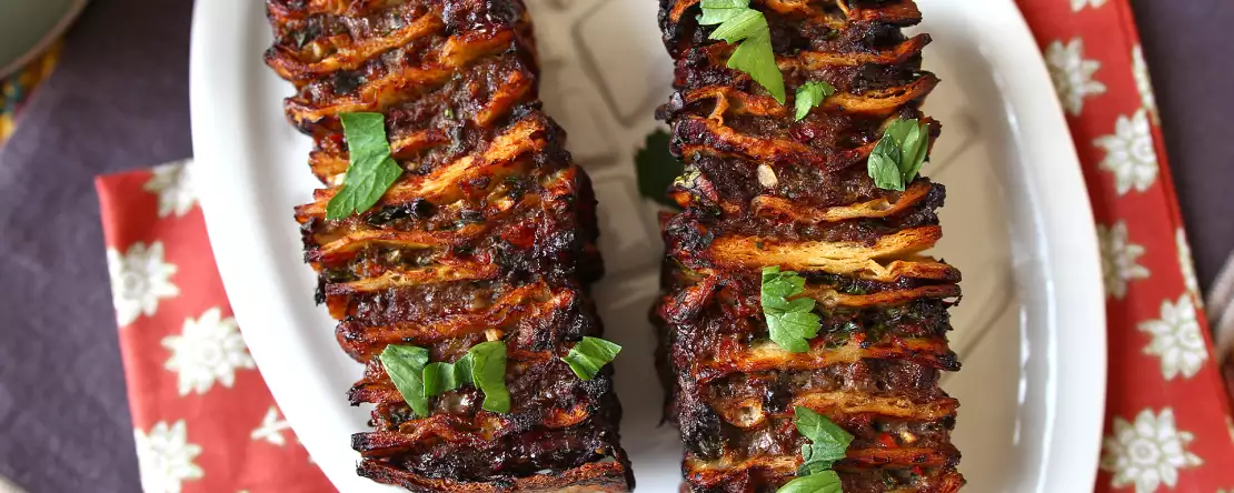 Lavash kebabspyd med tortillas, nemt at lave i airfryeren!
