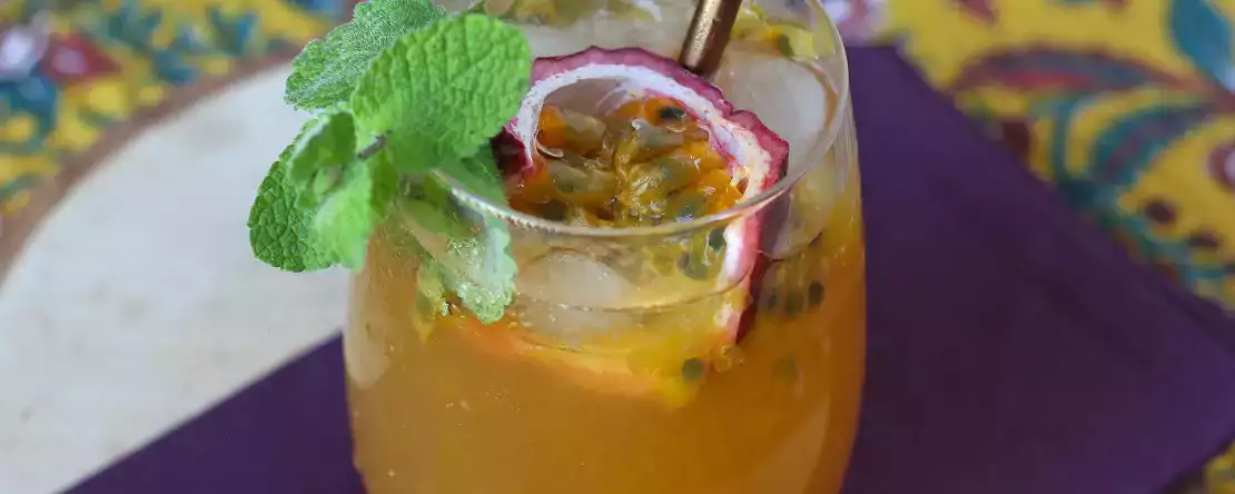 Is-te med passionsfrugt