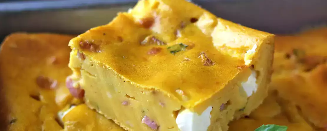 Krydret skinke- og feta-brownie med græskar: den perfekte opskrift til genbrugssuppe!