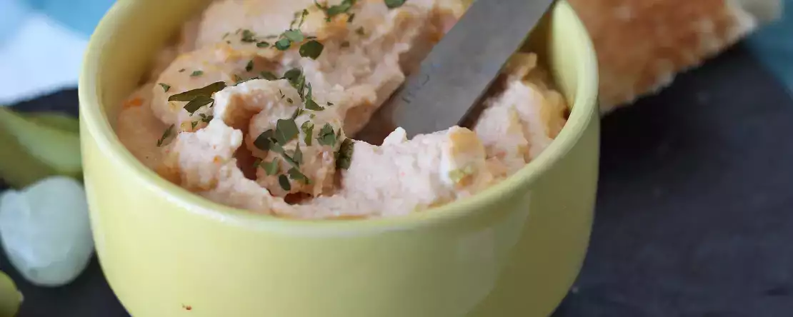 Surimi-smørbar: en lynhurtig opskrift til aperitiffen