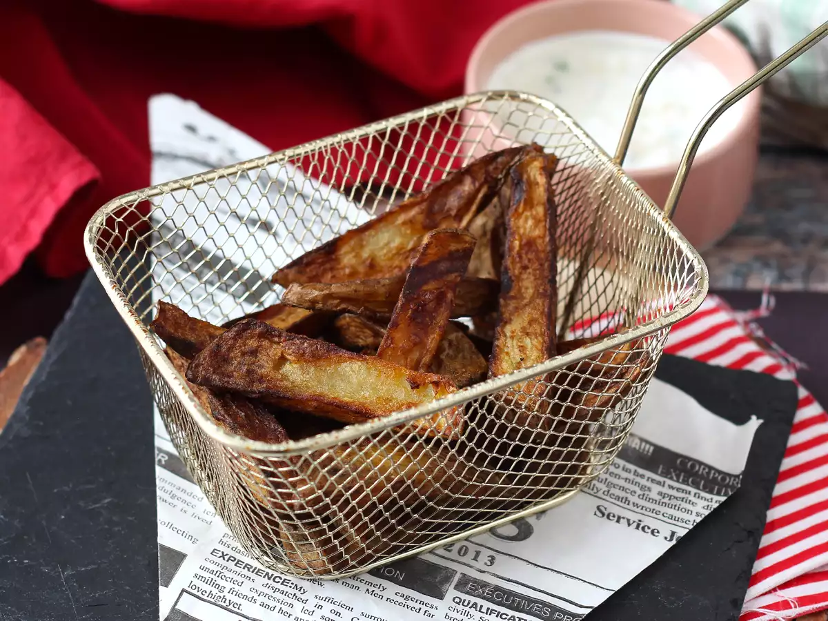 Opskrift Sådan laver du sprøde pommes frites i airfryer
