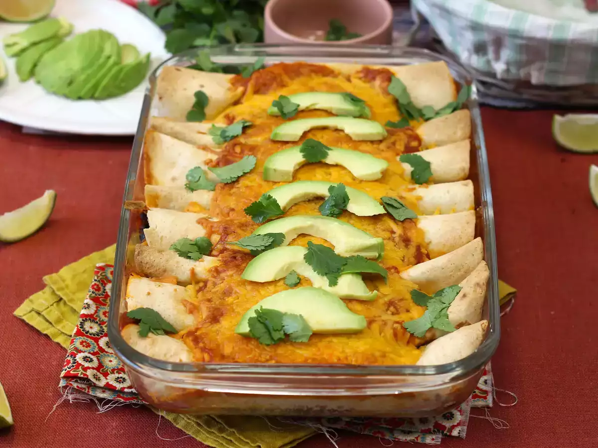 Opskrift Vegetariske enchiladas