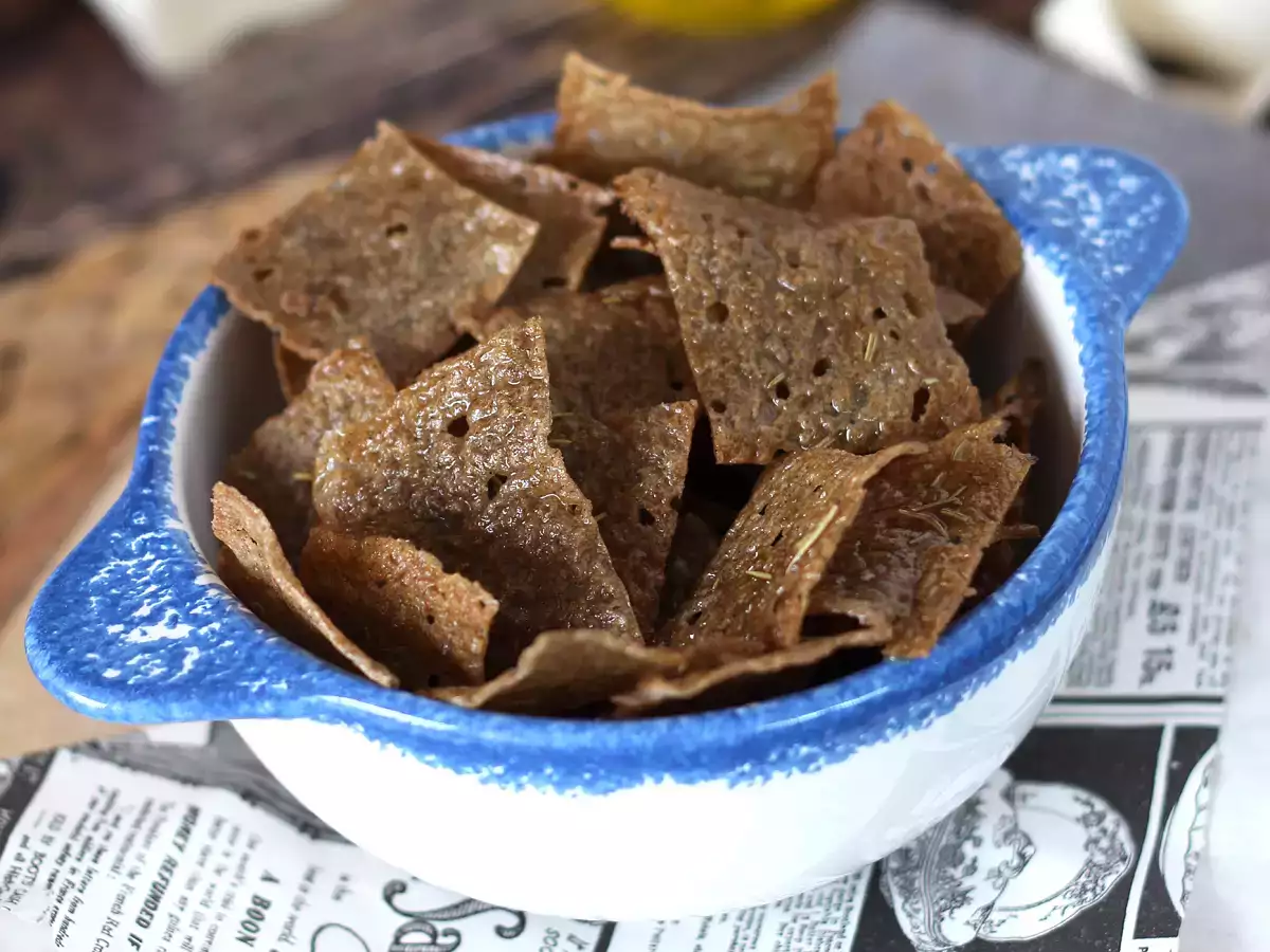 Opskrift Boghvedepandekagechips: perfekt til en aperitif!