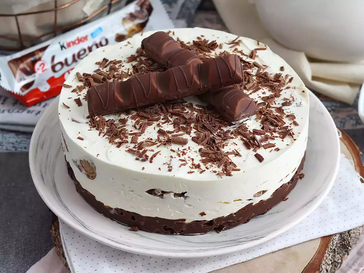 Opskrift Fabelagtig kinder bueno cheesecake uden bagning