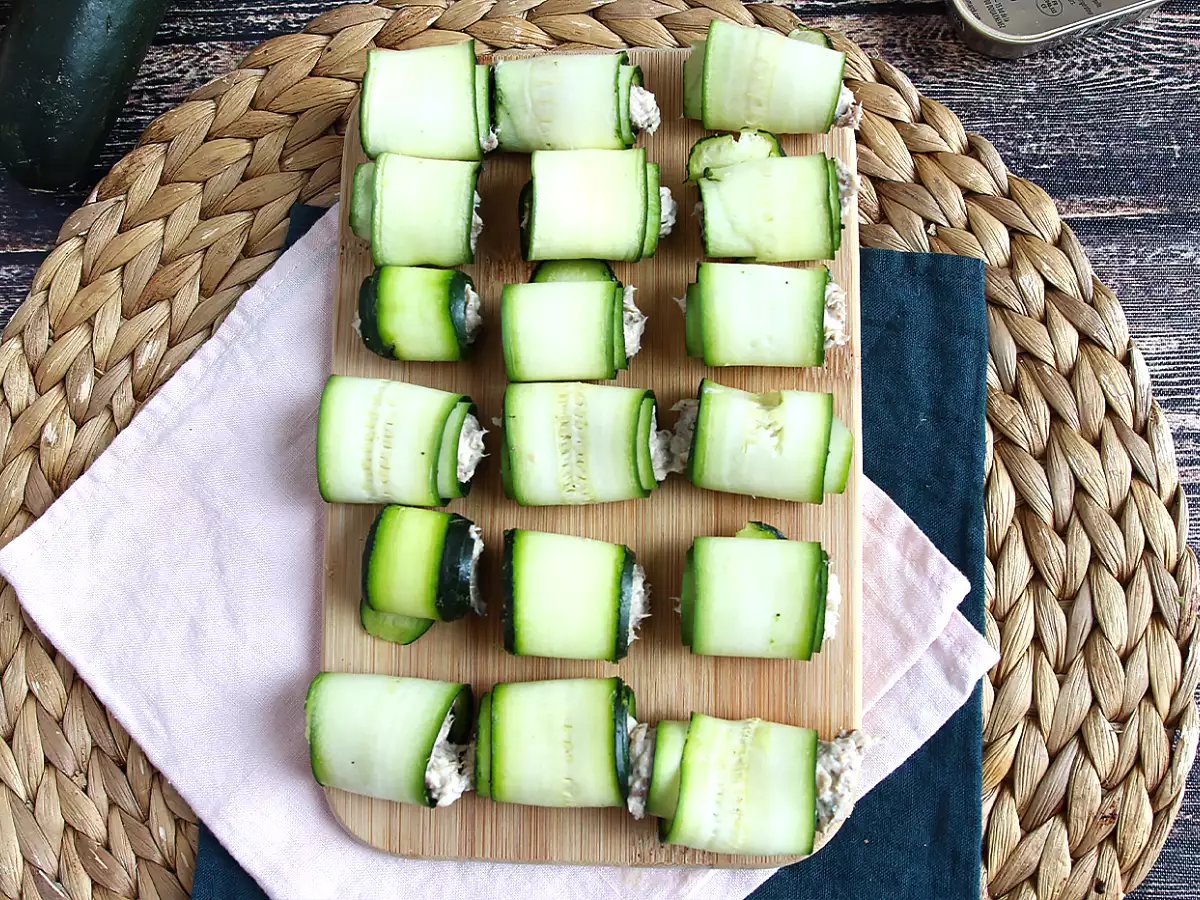 Opskrift Ruller med squash og sardiner