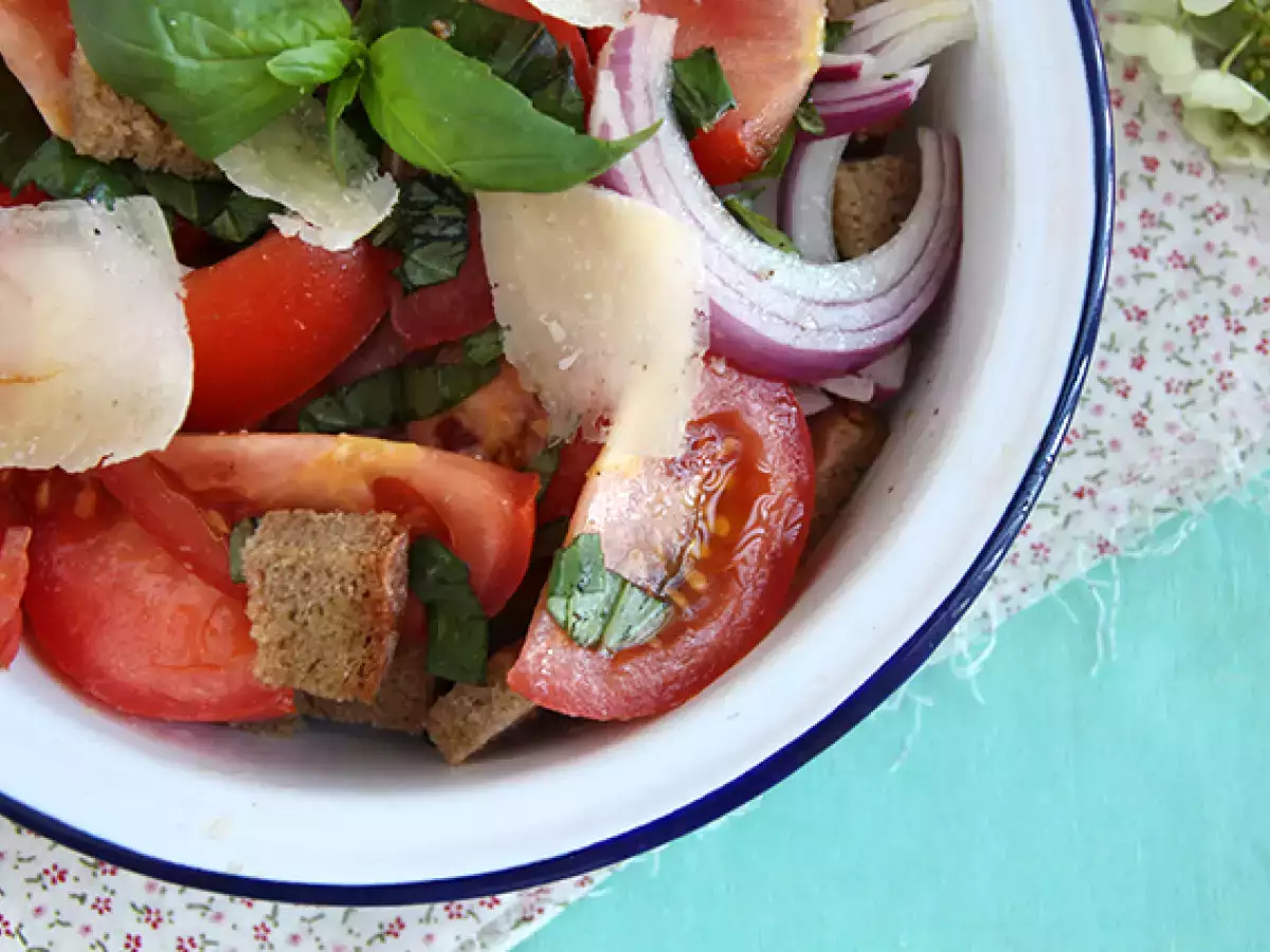 Opskrift Panzanella-salat