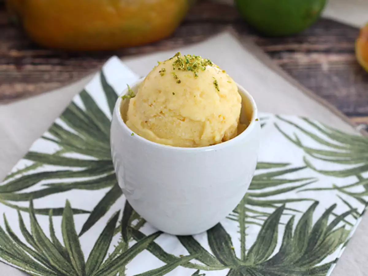 Opskrift Mango-is uden ismaskine