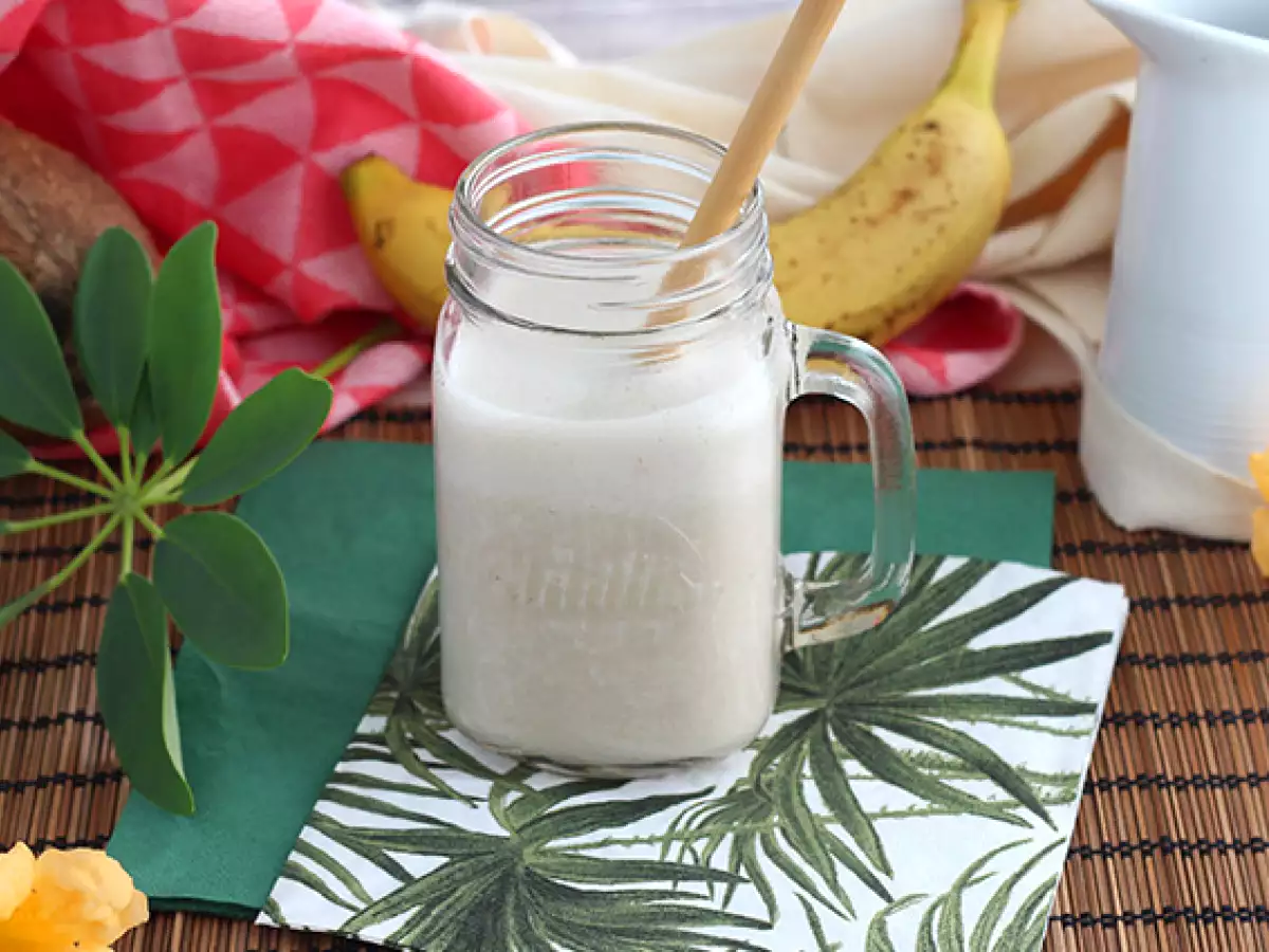 Opskrift Vegansk banan-milkshake
