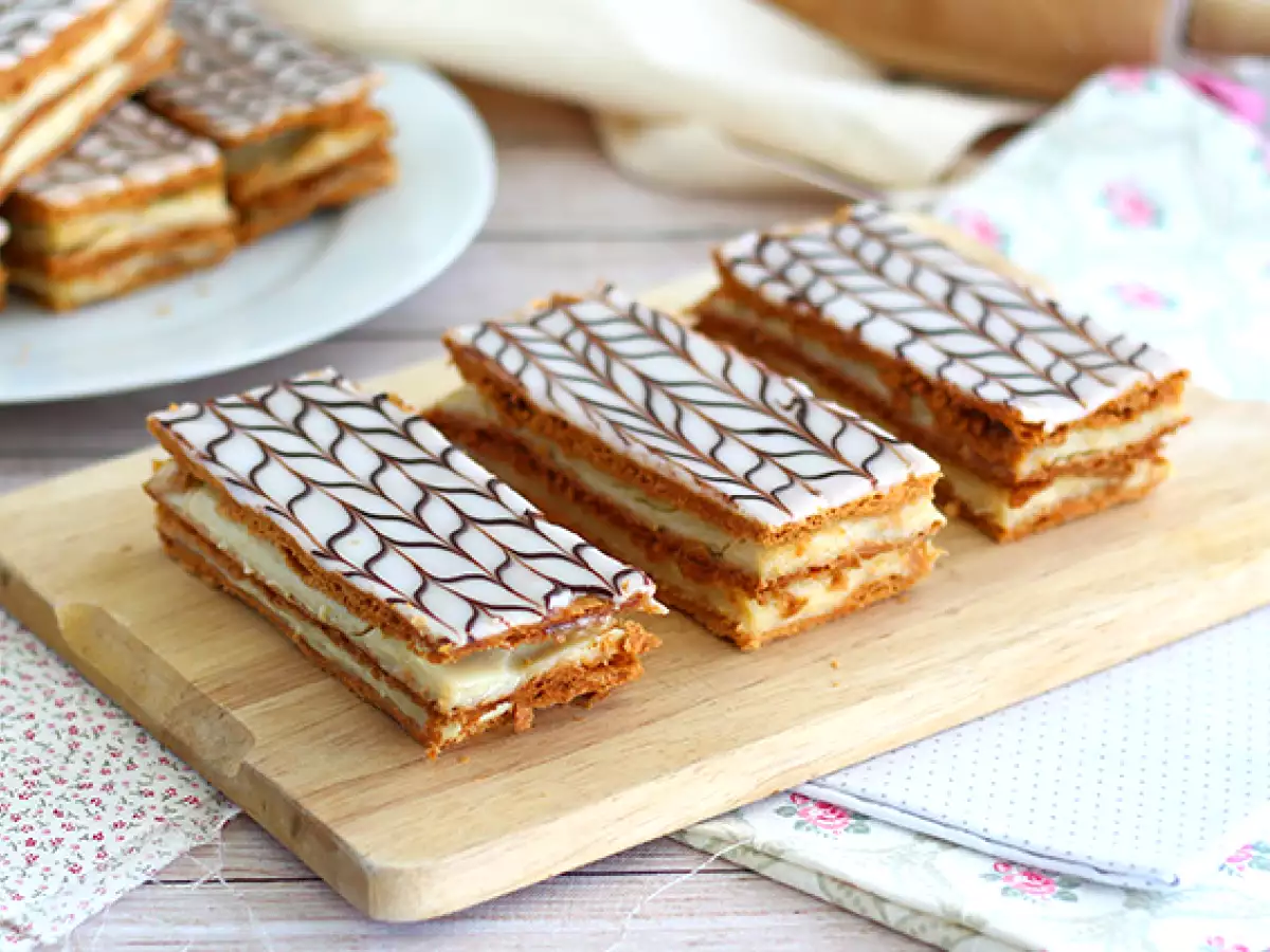 Opskrift Vanilje mille feuille