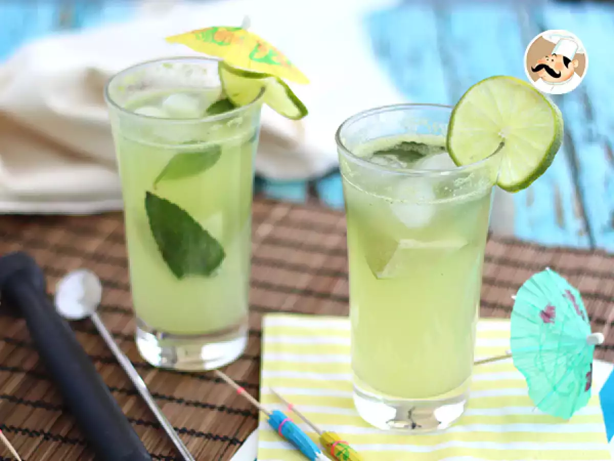 Opskrift Agurk mojito, alkoholfri cocktail