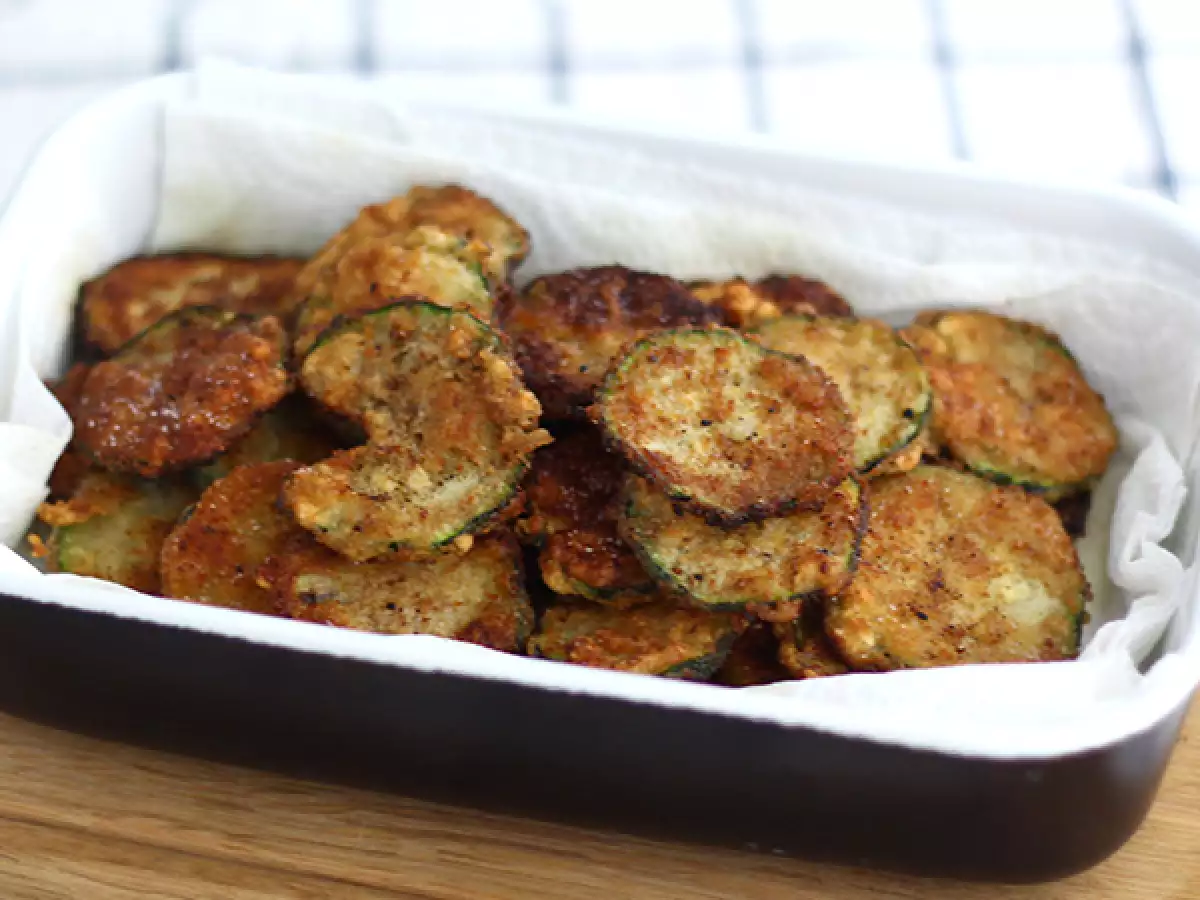 Opskrift Courgette-chips