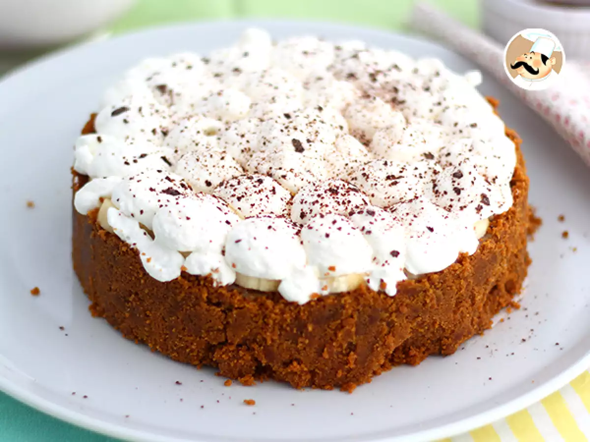 Opskrift Banoffee-, banan- og karameltærte