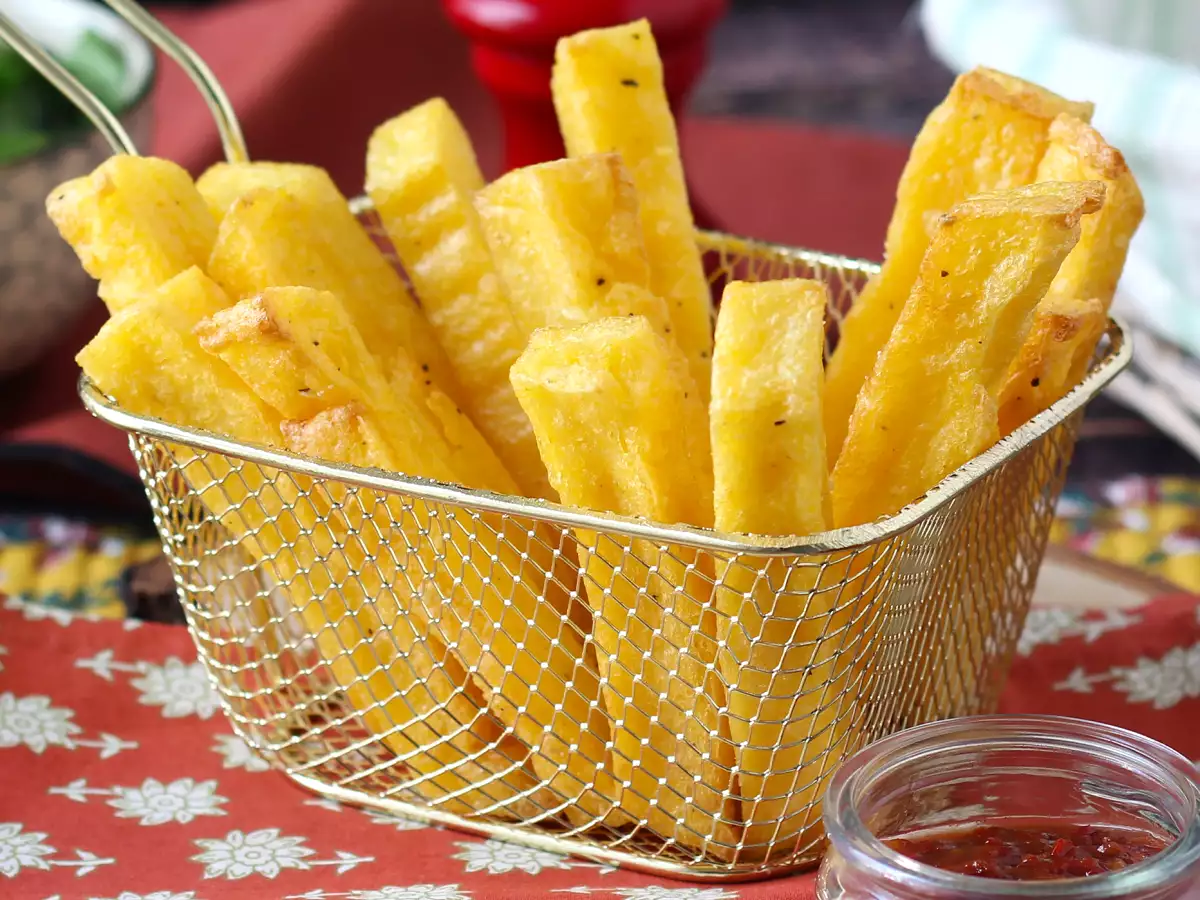 Opskrift Skyldfri stegt polenta: sprød, gylden og perfekt i air fryer!