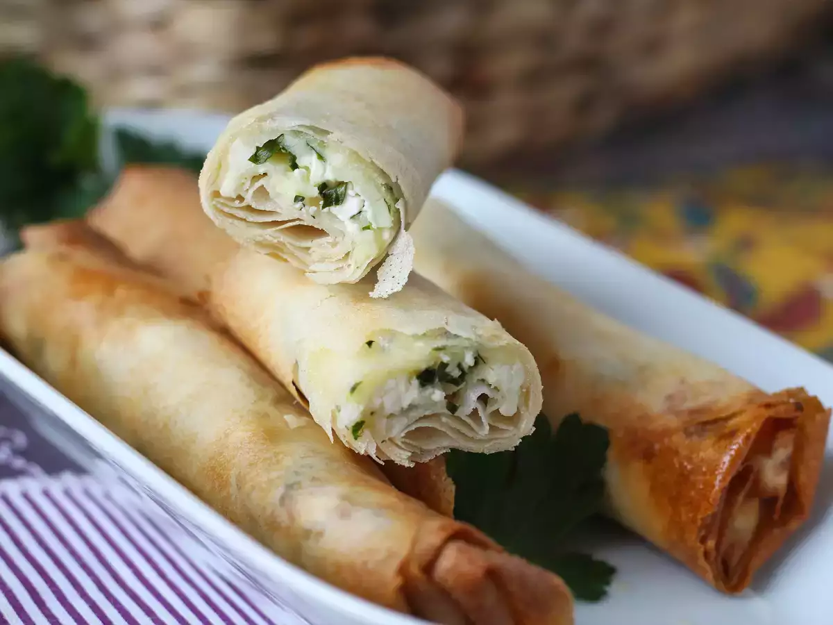 Opskrift Hjemmelavede libanesiske rikakats - air fryer cooking