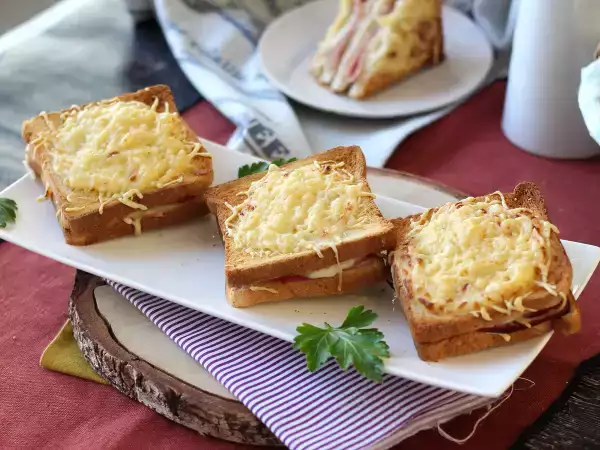 Opskrift Croque monsieur med air fryer