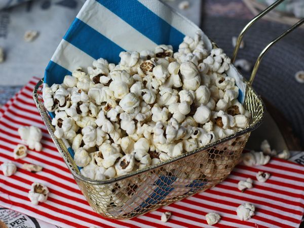 Opskrift Popcorn på air fryer, det er muligt!