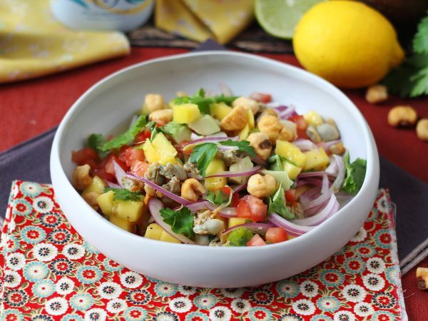 Opskrift Ceviche med hjertemuslinger på dåse