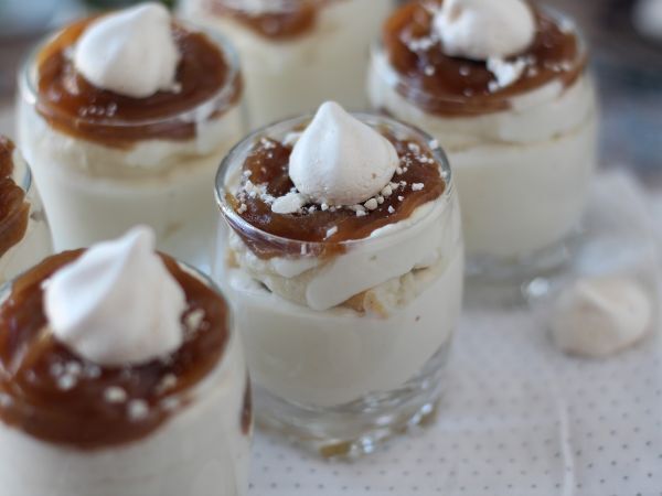 Opskrift Glas i mont blanc-stil med kastanjecreme