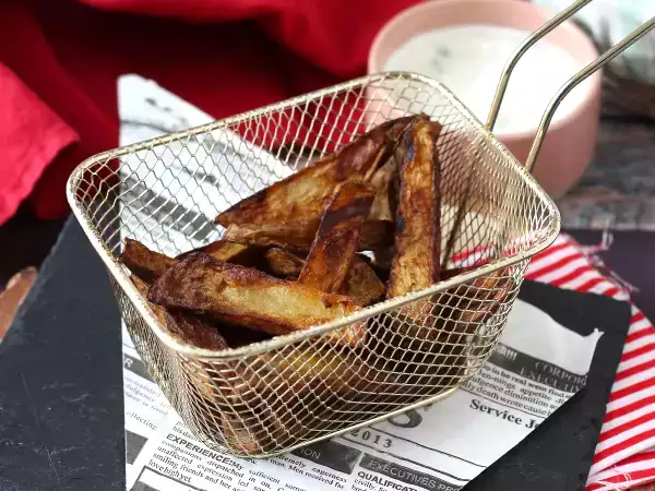 Opskrift Hvordan laver man sprøde pommes frites i air fryer?