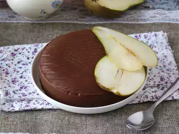 Opskrift Chokoladepærefudge, en supernem dessert at lave med kun 2 ingredienser!