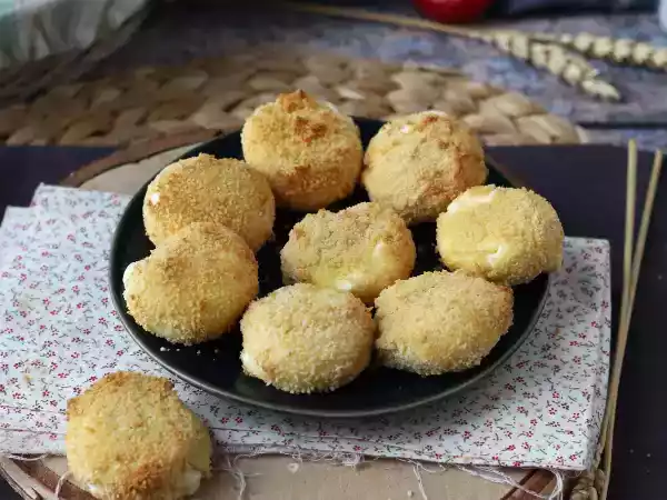 Opskrift Air fryer panerede babybels
