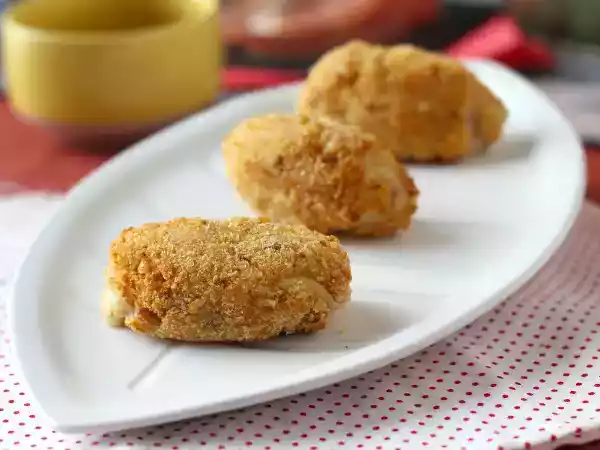 Opskrift Skinkekroketter med air fryer: lidt olie, men lige så sprøde som altid!
