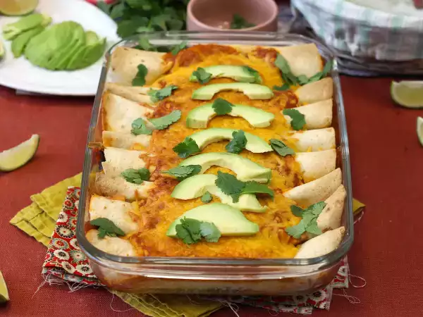 Opskrift Vegetariske enchiladas