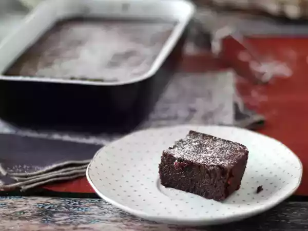 Opskrift Ekstra fondant chokolade- og kastanjecreme-kage med kun 4 ingredienser